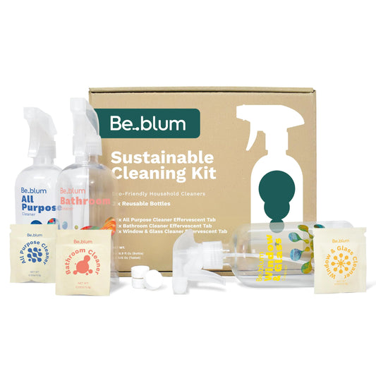 BlumEssence EcoPure Cleaning Kit – 3 Spray Bottles + Tablets